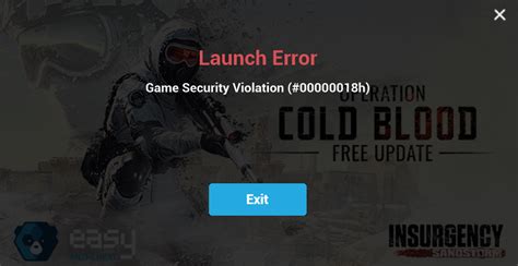 Game won't launch. : r/insurgency .